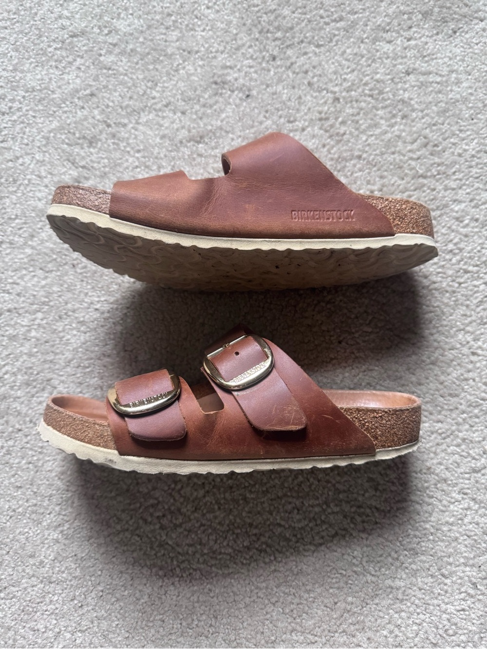 Birkenstock big buckle with oiled leather - Picture 2 of 7